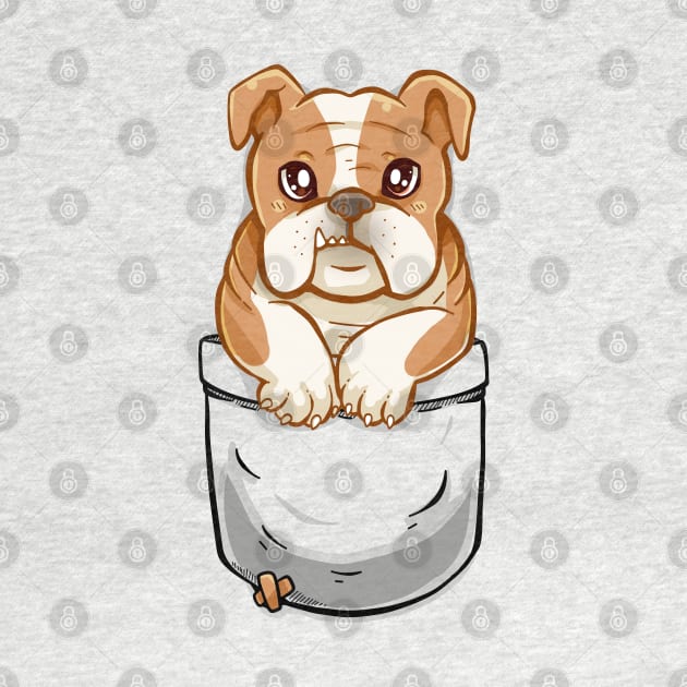 Pocket Cute English Bulldog Puppy by TechraPockets